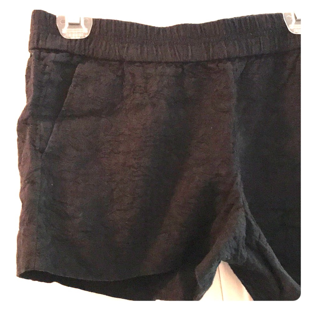 J.Crew black printed shorts